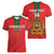 Custom Morocco Football Women V Neck T Shirt Go Lionesses of Atlas - Wonder Print Shop