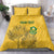 Custom South Africa Soccer Bedding Set Go Banyana Banyana Proteas