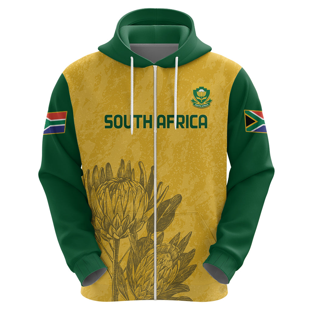 Custom South Africa Soccer Hoodie Go Banyana Banyana Proteas - Wonder Print Shop
