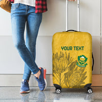 Custom South Africa Soccer Luggage Cover Go Banyana Banyana Proteas - Wonder Print Shop