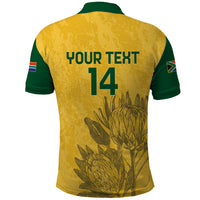 Custom South Africa Soccer Polo Shirt Go Banyana Banyana Proteas - Wonder Print Shop