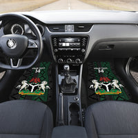 Nigeria Football Car Mats Go Super Falcons African Pattern - Wonder Print Shop