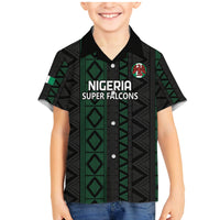 Custom Nigeria Football Family Matching Mermaid Dress and Hawaiian Shirt Go Super Falcons African Pattern - Wonder Print Shop
