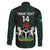 Custom Nigeria Football Family Matching Off The Shoulder Long Sleeve Dress and Hawaiian Shirt Go Super Falcons African Pattern - Wonder Print Shop