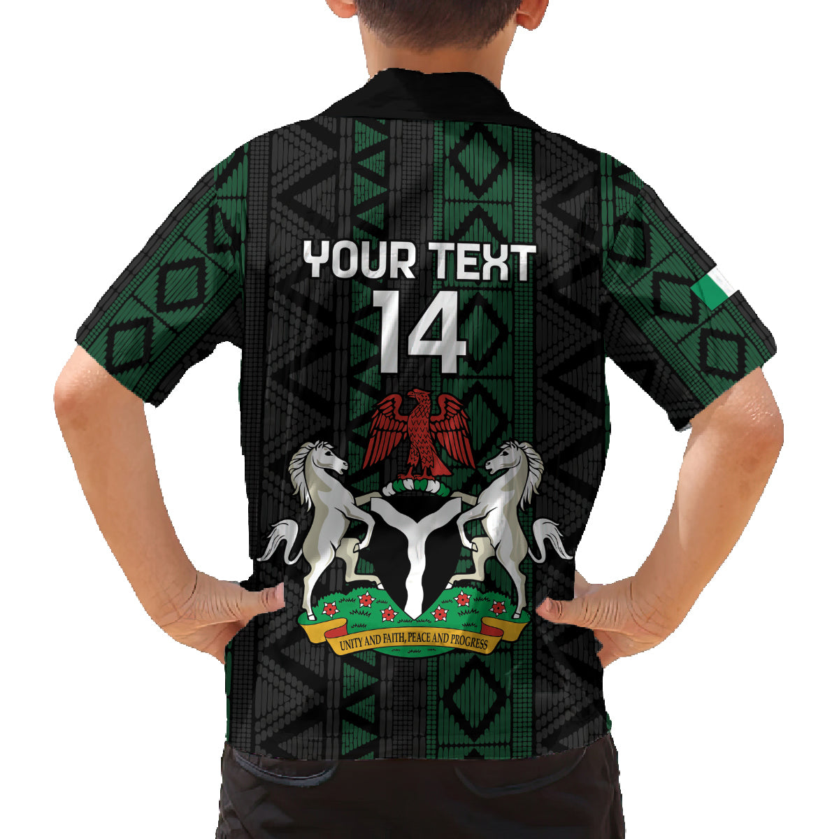 Custom Nigeria Football Family Matching Puletasi and Hawaiian Shirt Go Super Falcons African Pattern - Wonder Print Shop