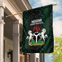 Nigeria Football Garden Flag Go Super Falcons African Pattern - Wonder Print Shop