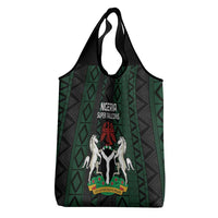 Nigeria Football Grocery Bag Go Super Falcons African Pattern