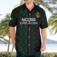 Custom Nigeria Football Hawaiian Shirt Go Super Falcons African Pattern - Wonder Print Shop