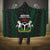 Custom Nigeria Football Hooded Blanket Go Super Falcons African Pattern