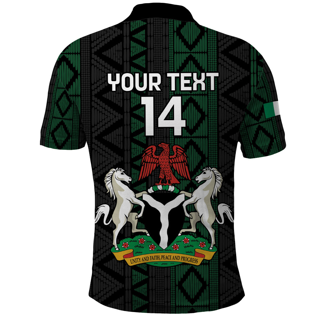 Custom Nigeria Football Polo Shirt Go Super Falcons African Pattern - Wonder Print Shop