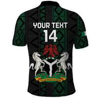 Custom Nigeria Football Polo Shirt Go Super Falcons African Pattern - Wonder Print Shop
