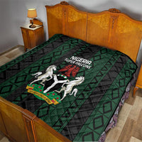 Nigeria Football Quilt Go Super Falcons African Pattern - Wonder Print Shop
