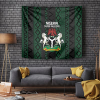 Nigeria Football Tapestry Go Super Falcons African Pattern - Wonder Print Shop