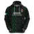 Custom Nigeria Football Zip Hoodie Go Super Falcons African Pattern - Wonder Print Shop