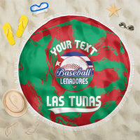 La Tunas 2025 Baseball Custom Beach Blanket Cuba Go Champions