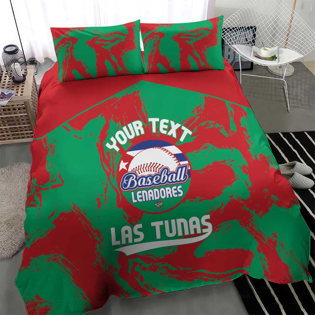 La Tunas 2025 Baseball Custom Bedding Set Cuba Go Champions