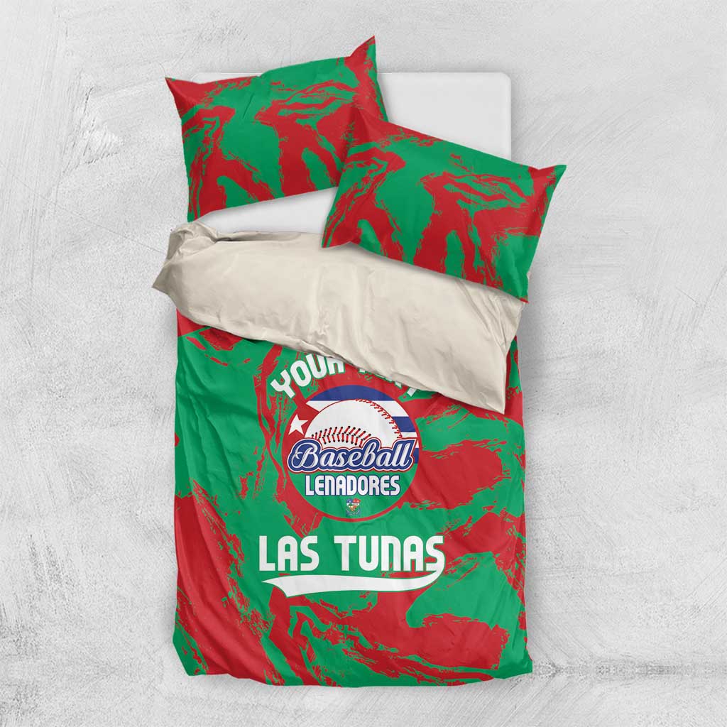 La Tunas 2025 Baseball Custom Bedding Set Cuba Go Champions