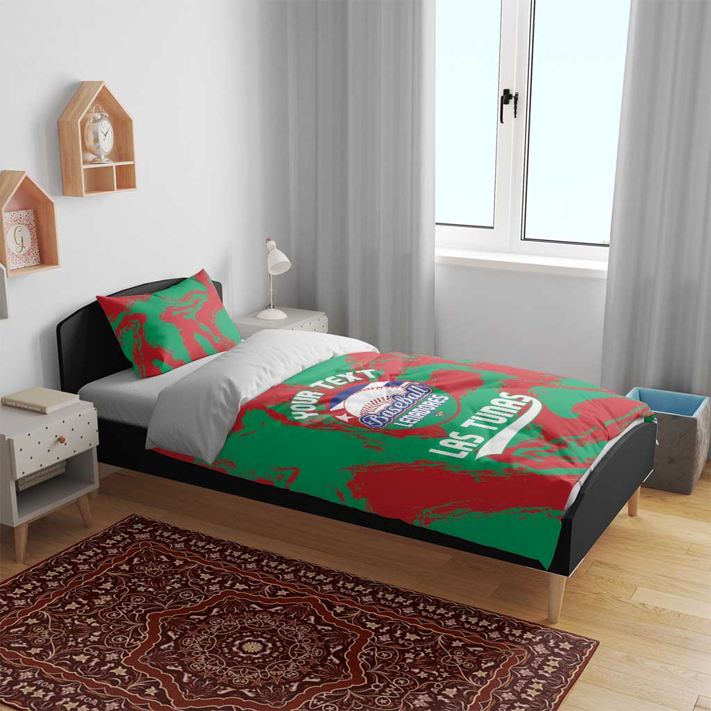 La Tunas 2025 Baseball Custom Bedding Set Cuba Go Champions