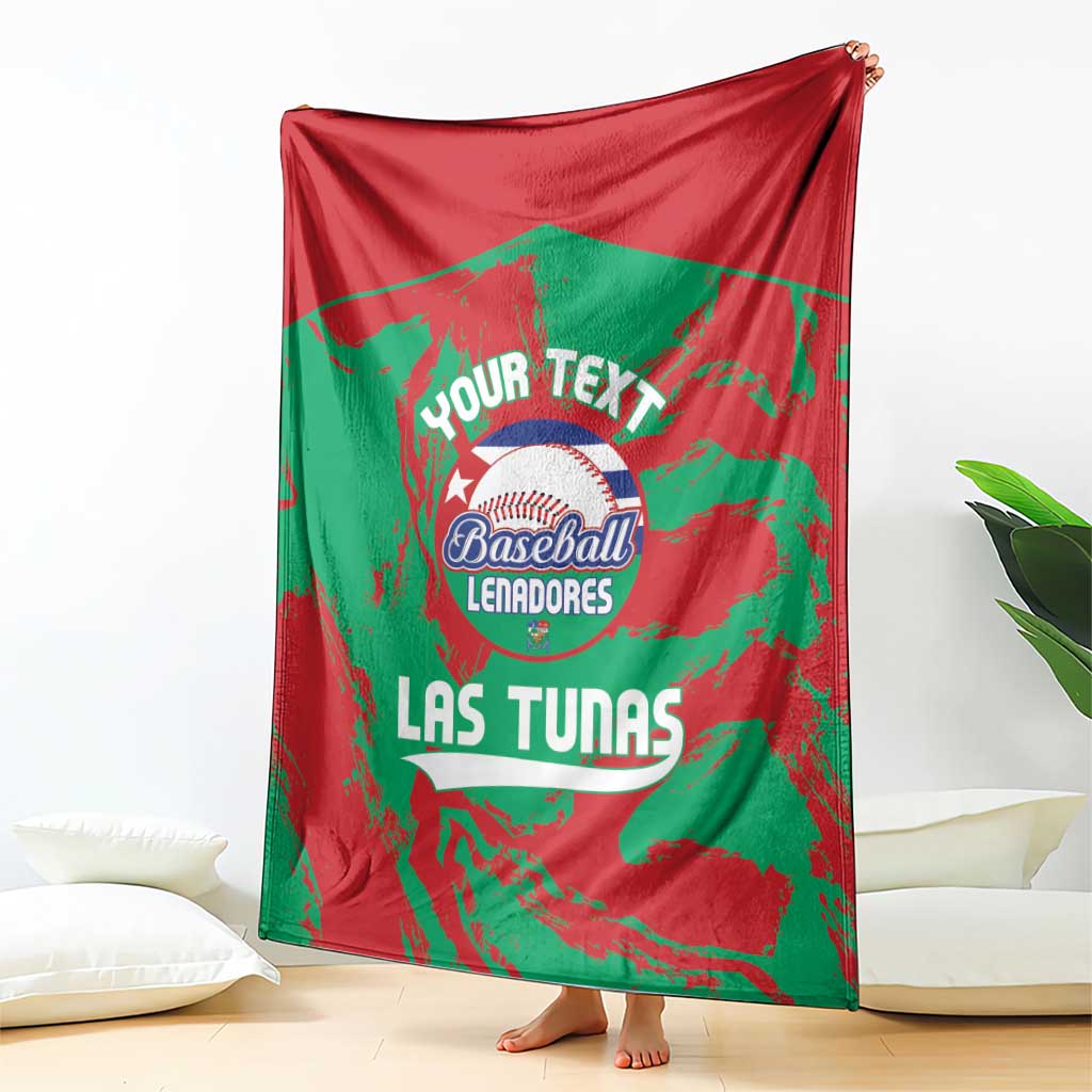 La Tunas 2025 Baseball Custom Blanket Cuba Go Champions