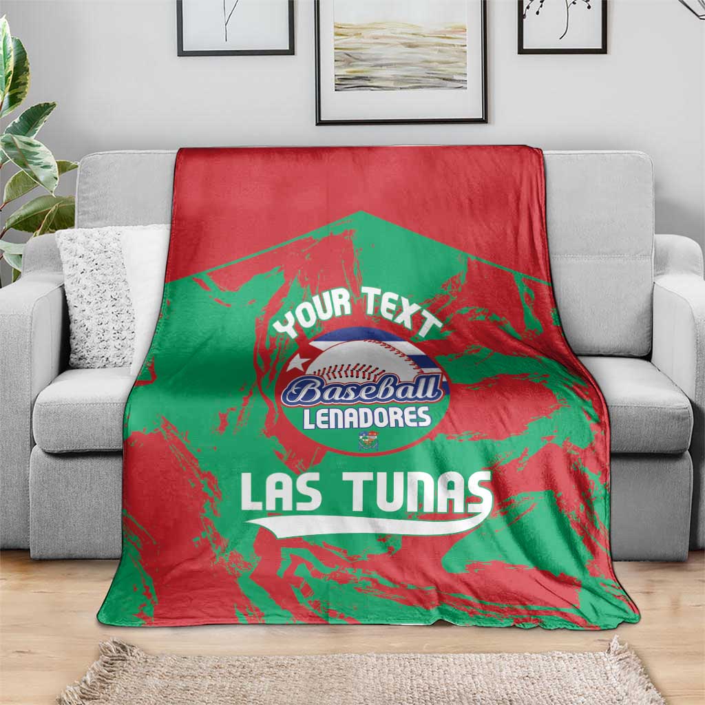 La Tunas 2025 Baseball Custom Blanket Cuba Go Champions
