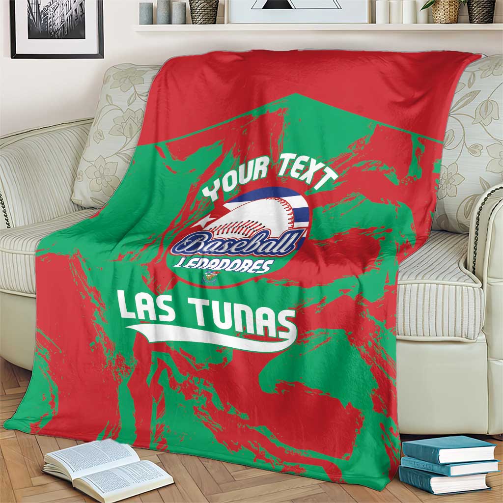 La Tunas 2025 Baseball Custom Blanket Cuba Go Champions