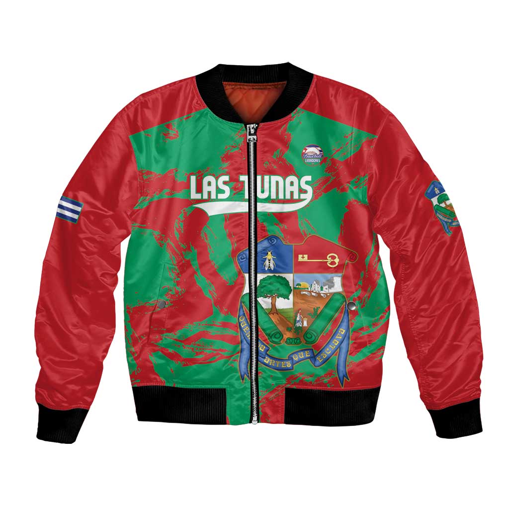 La Tunas 2025 Baseball Custom Bomber Jacket Cuba Go Champions