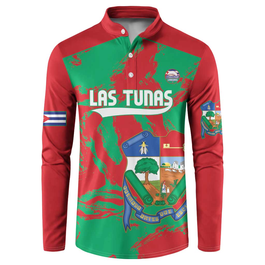 La Tunas 2025 Baseball Custom Button Sweatshirt Cuba Go Champions