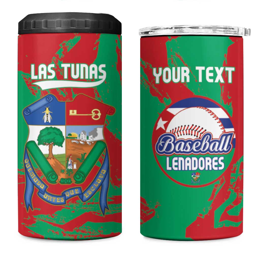 La Tunas 2025 Baseball Custom 4 in 1 Can Cooler Tumbler Cuba Go Champions