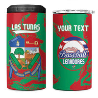 La Tunas 2025 Baseball Custom 4 in 1 Can Cooler Tumbler Cuba Go Champions