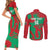 La Tunas 2025 Baseball Custom Couples Matching Short Sleeve Bodycon Dress and Long Sleeve Button Shirt Cuba Go Champions