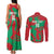 La Tunas 2025 Baseball Custom Couples Matching Tank Maxi Dress and Long Sleeve Button Shirt Cuba Go Champions