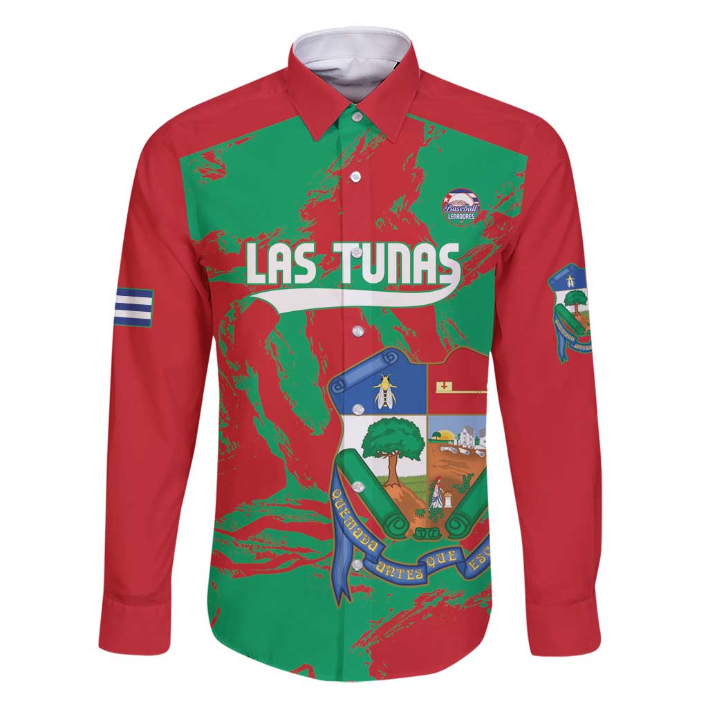 La Tunas 2025 Baseball Custom Family Matching Long Sleeve Bodycon Dress and Hawaiian Shirt Cuba Go Champions