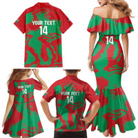 La Tunas 2025 Baseball Custom Family Matching Mermaid Dress and Hawaiian Shirt Cuba Go Champions