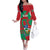 La Tunas 2025 Baseball Custom Family Matching Off The Shoulder Long Sleeve Dress and Hawaiian Shirt Cuba Go Champions