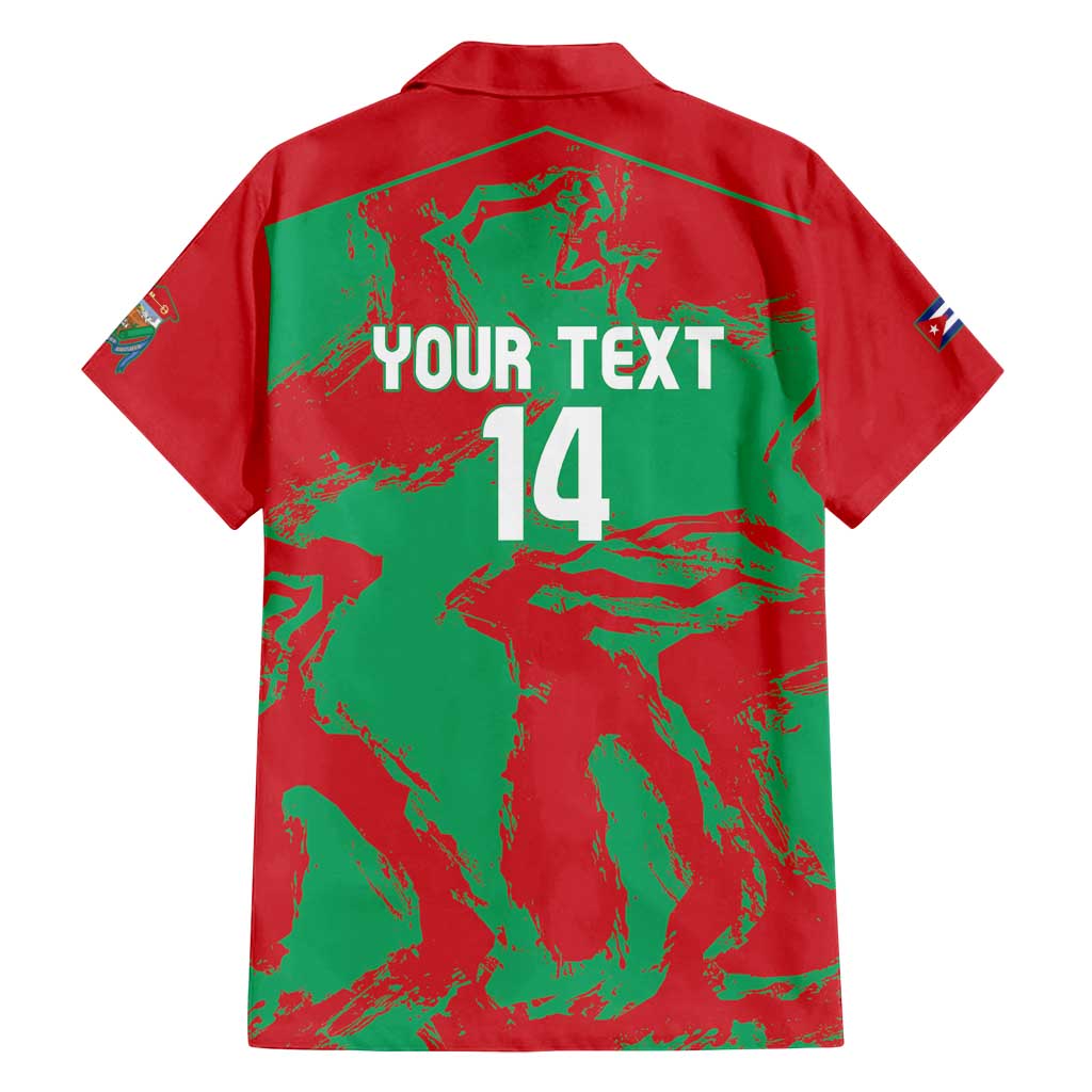 La Tunas 2025 Baseball Custom Family Matching Off Shoulder Maxi Dress and Hawaiian Shirt Cuba Go Champions