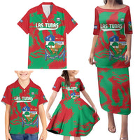 La Tunas 2025 Baseball Custom Family Matching Puletasi and Hawaiian Shirt Cuba Go Champions