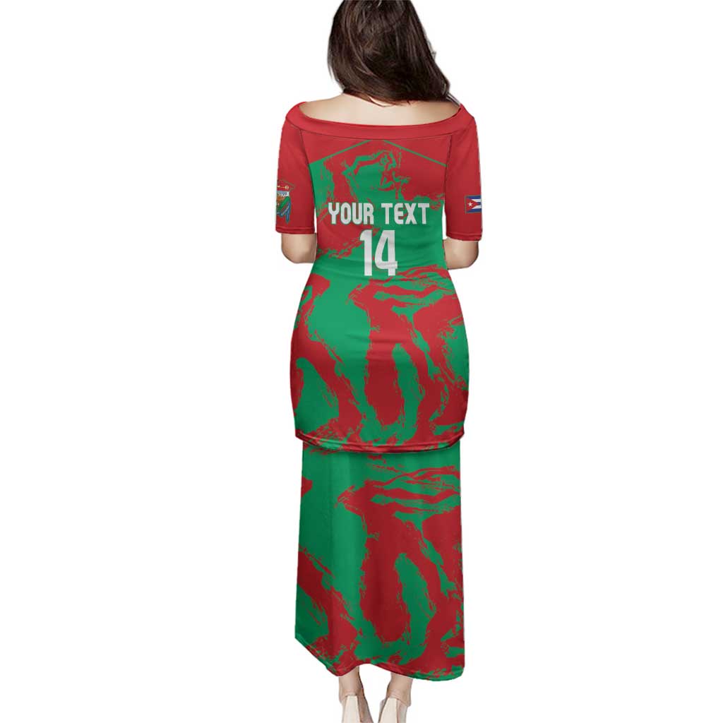 La Tunas 2025 Baseball Custom Family Matching Puletasi and Hawaiian Shirt Cuba Go Champions