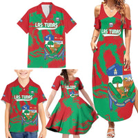 La Tunas 2025 Baseball Custom Family Matching Summer Maxi Dress and Hawaiian Shirt Cuba Go Champions