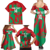 La Tunas 2025 Baseball Custom Family Matching Summer Maxi Dress and Hawaiian Shirt Cuba Go Champions