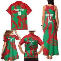 La Tunas 2025 Baseball Custom Family Matching Tank Maxi Dress and Hawaiian Shirt Cuba Go Champions