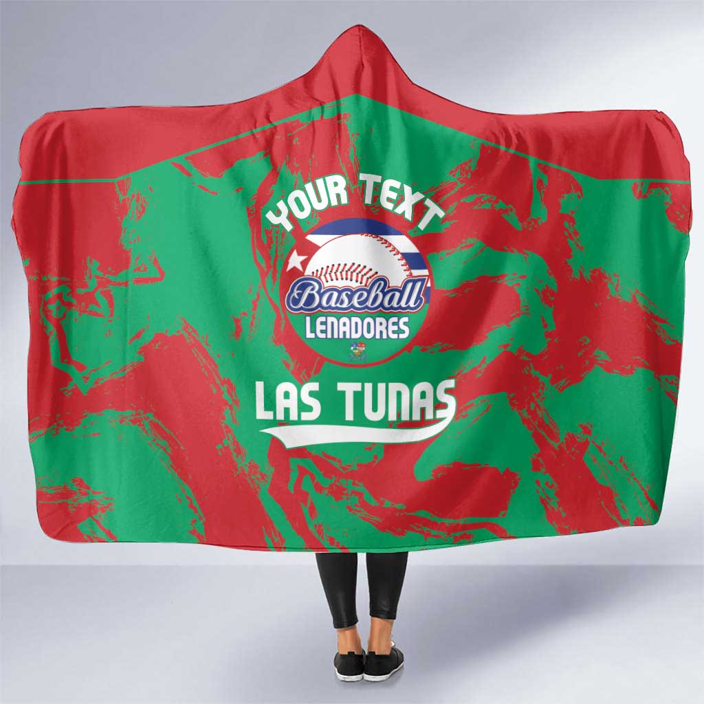 La Tunas 2025 Baseball Custom Hooded Blanket Cuba Go Champions