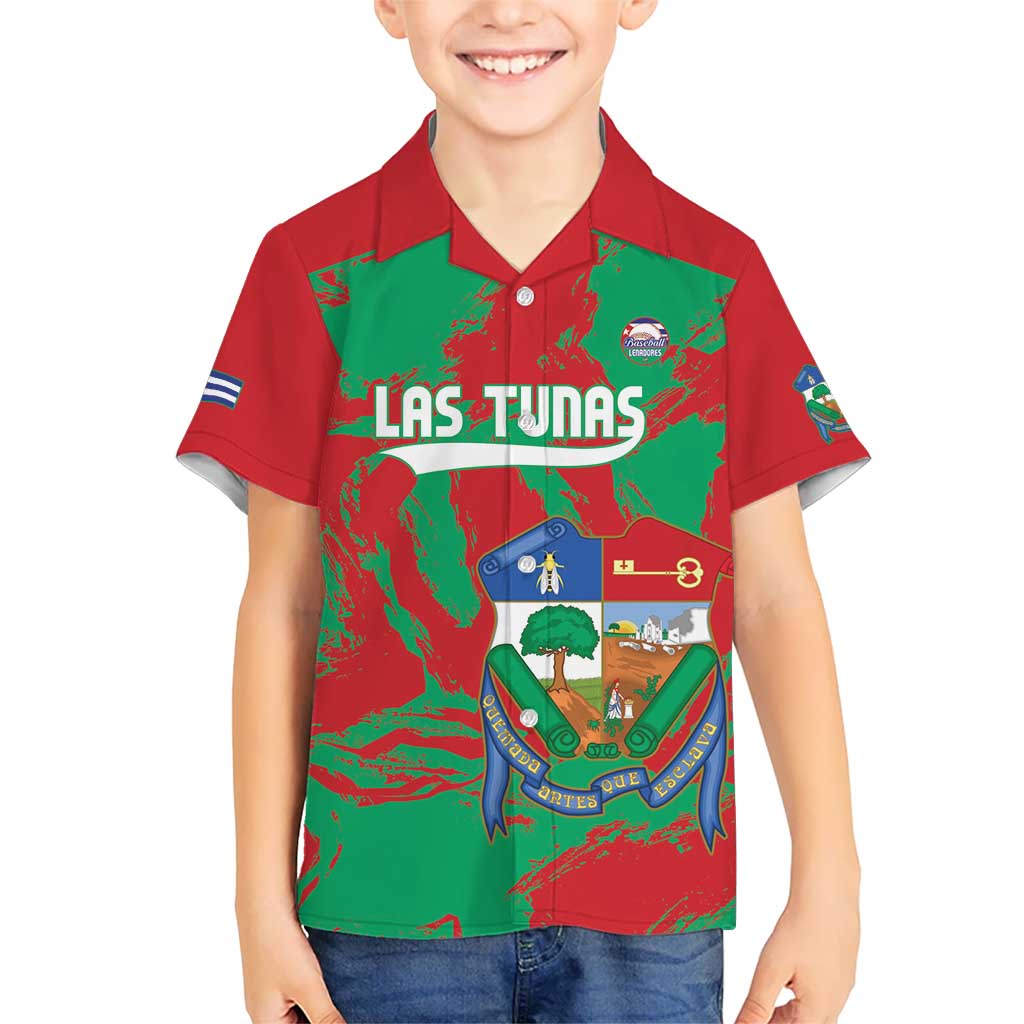 La Tunas 2025 Baseball Custom Kid Hawaiian Shirt Cuba Go Champions