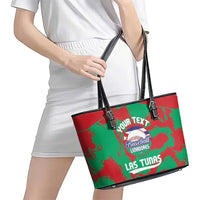 La Tunas 2025 Baseball Custom Leather Tote Bag Cuba Go Champions