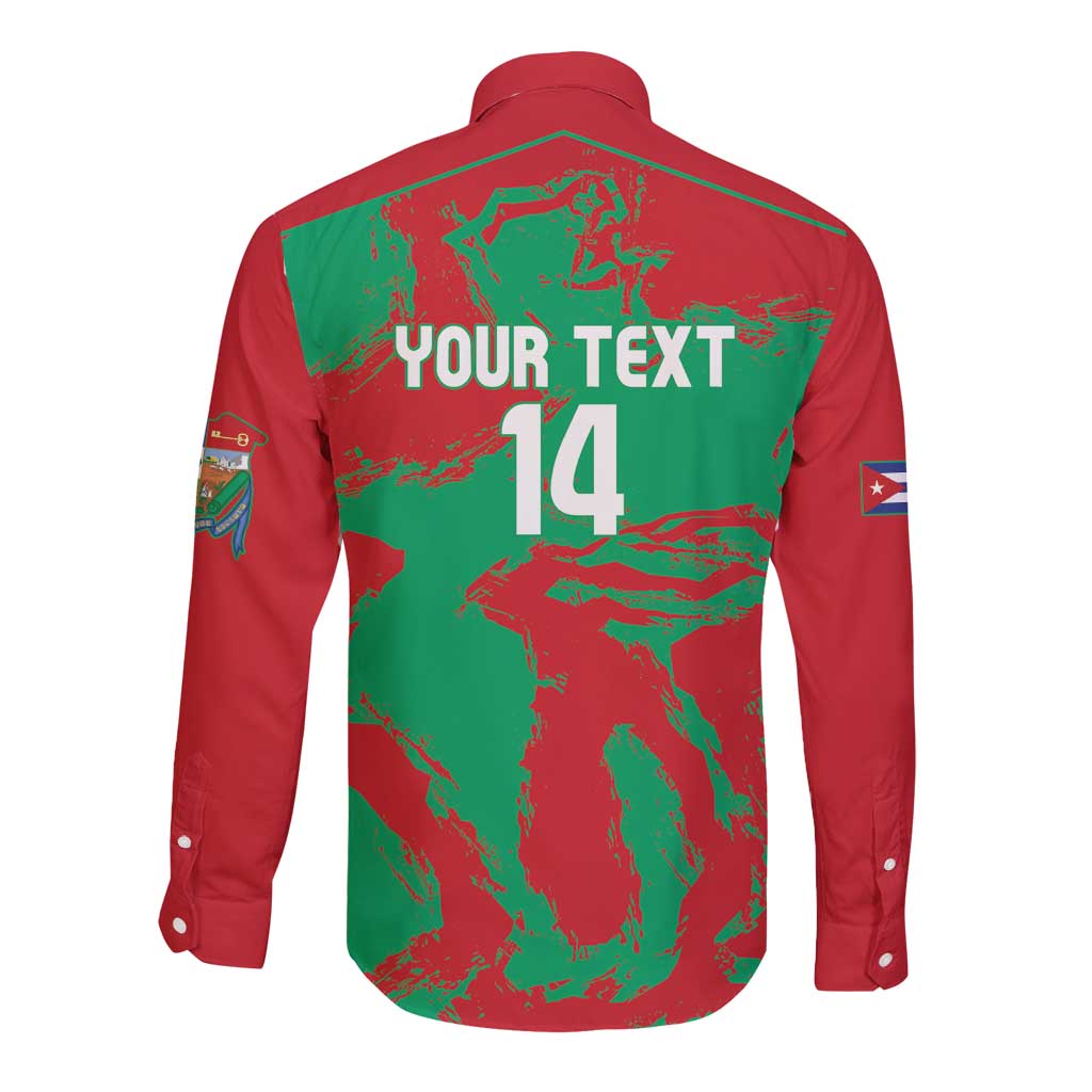 La Tunas 2025 Baseball Custom Long Sleeve Button Shirt Cuba Go Champions