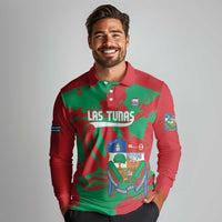 La Tunas 2025 Baseball Custom Long Sleeve Polo Shirt Cuba Go Champions