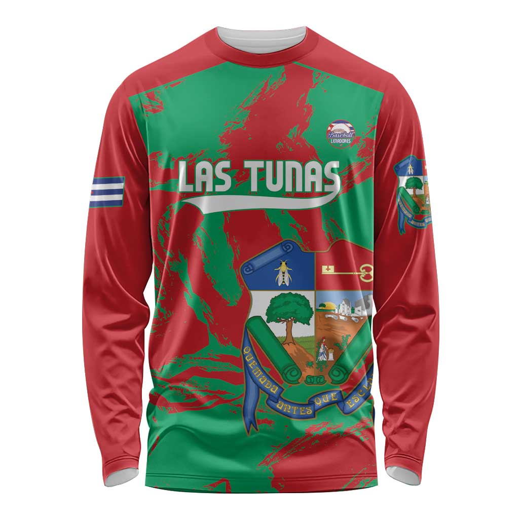 La Tunas 2025 Baseball Custom Long Sleeve Shirt Cuba Go Champions