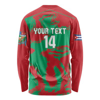 La Tunas 2025 Baseball Custom Long Sleeve Shirt Cuba Go Champions