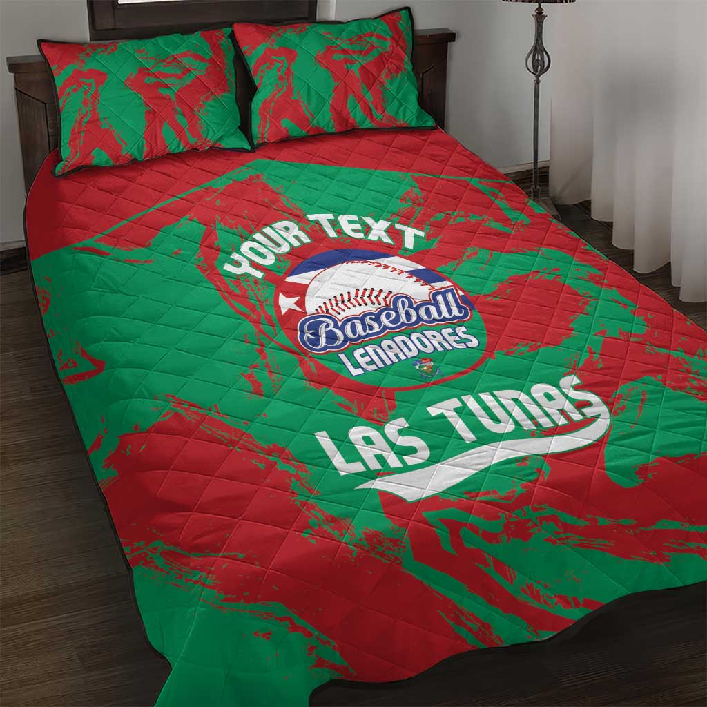 La Tunas 2025 Baseball Custom Quilt Bed Set Cuba Go Champions