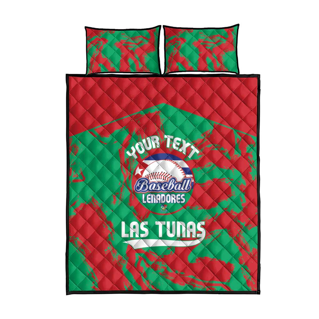 La Tunas 2025 Baseball Custom Quilt Bed Set Cuba Go Champions