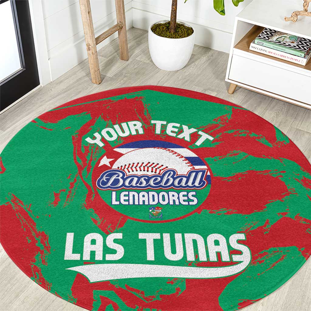 La Tunas 2025 Baseball Custom Round Carpet Cuba Go Champions